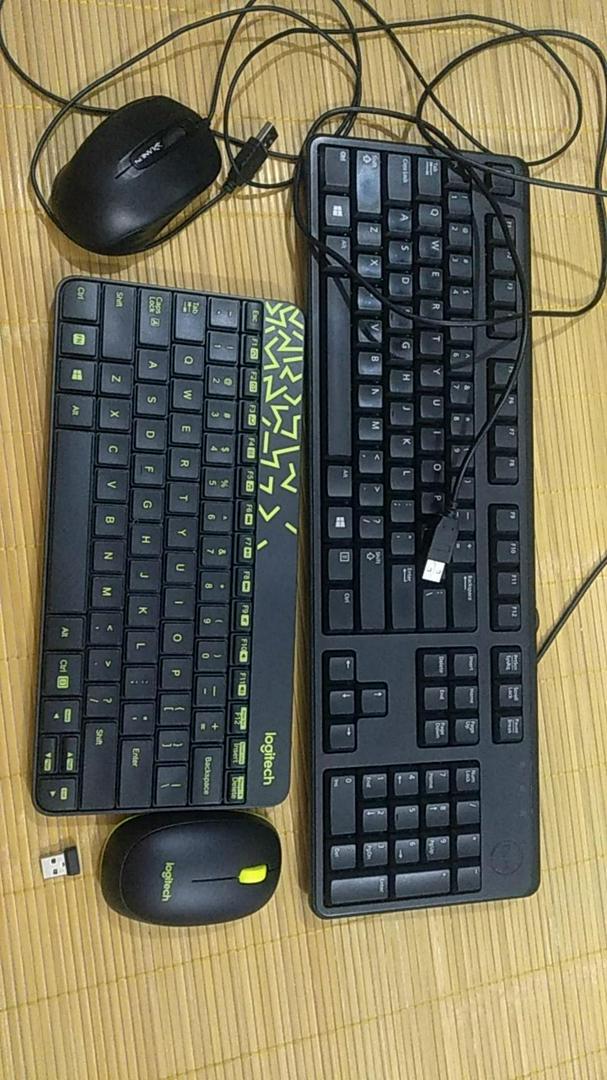 Logitech MK240 Nano gồm bàn phím và chuột không dây