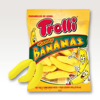 Kẹo Trolli Choco Bananas vị Chuối 150g