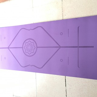 Thảm Tập Yoga Định Tuyến 8mm 1 Lớp Đại Nam Sport + Tặng Kèm Túi Đựng Và Dây Buộc