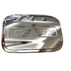 Ốp nắp bình xăng xe Toyota Camry 2019 - 2022, 2023, 2024, 2025 mạ crom cao cấp