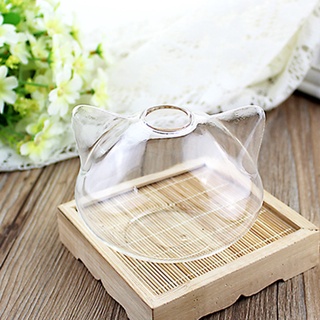 Bình hoa thủy tinh hình mèo xinh xắn làm đồ trang trí