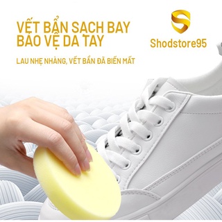 Kem vệ sinh giày da, ba lô, túi xách 260g Sheng Yan - không cần nước