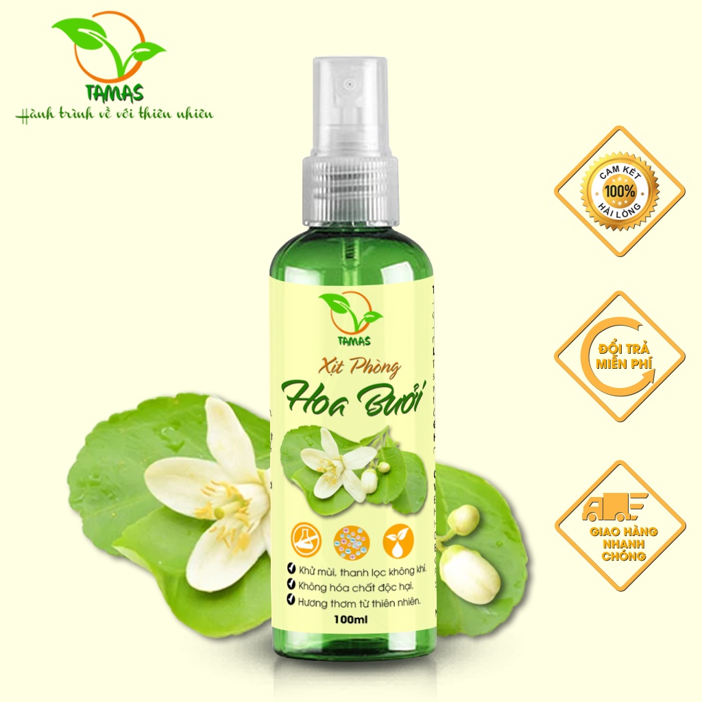 Ảnh Xịt thơm phòng TAMAS  chai 100ml mix mùi, khử mùi, thư giãn, giải tỏa căng thẳng, xua đuổi muỗi và côn trùng 2