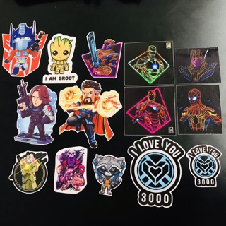 [MARVELSTORE] Miếng dán mô hình nhân vật hoạt hình