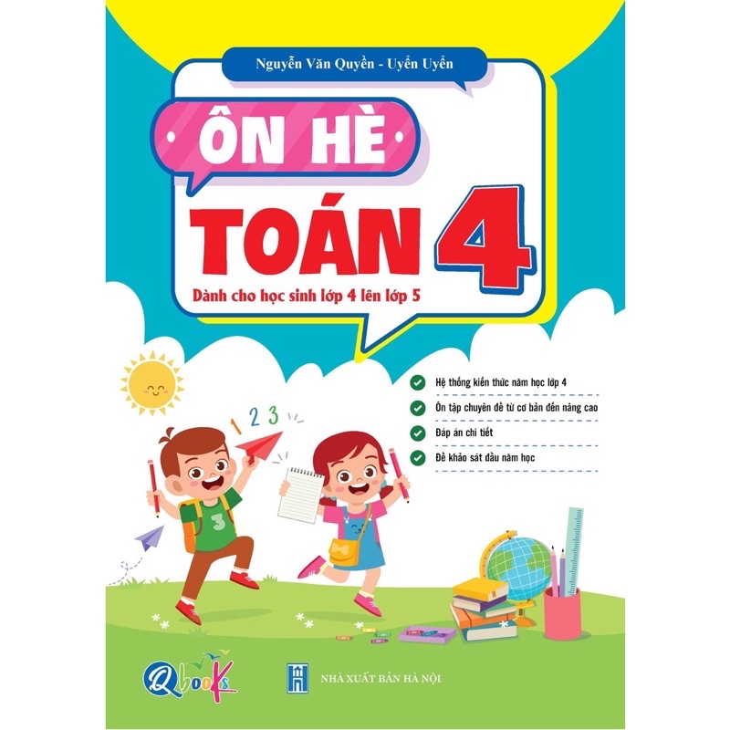 Ảnh Sách - (Combo 2 cuốn) Ôn Hè Toán 4 + Tiếng Việt 4 (Dành Cho Học Sinh Lớp 4 Lên Lớp 5) 1