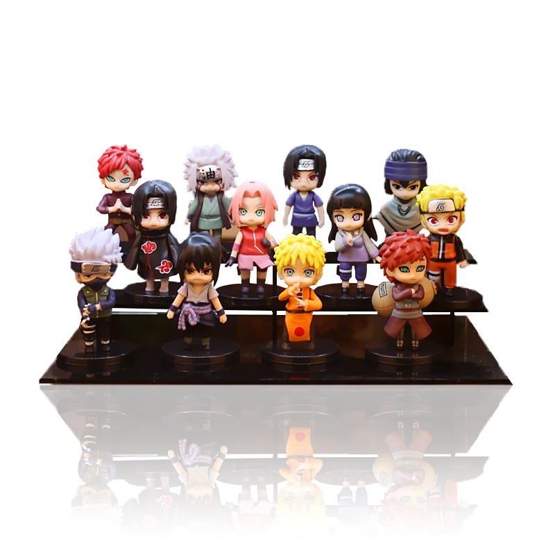 Mô Hình Nhân Vật Kakashi Sasuke Sakura Trong Phim Naruto 12 Kiểu Đáng Yêu