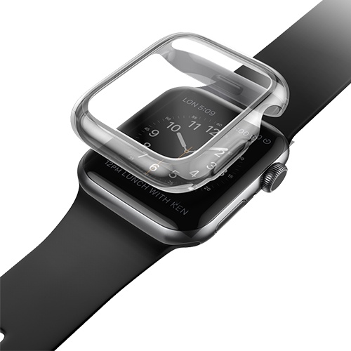 Ảnh Ốp Apple Watch UNIQ Bảo Vệ Màn Hình Apple Watch 1,2,3,4,5,6,7/ SE (40mm và 44mm) Màu Xám Khói 2