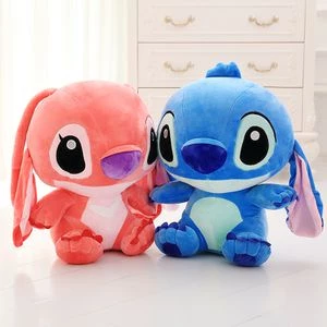 Đồ chơi trẻ em búp bê Lilo & Stitch, dễ thương, hồng, xanh lam, 30 cm. Búp bê nhồi bông mềm, dành cho trẻ em