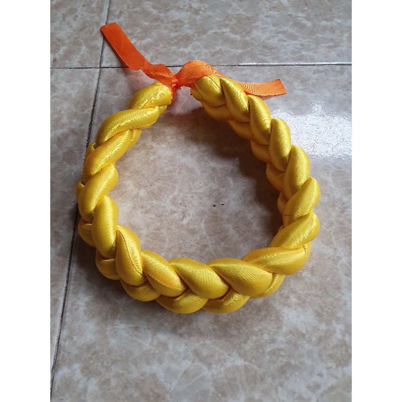 Mấn (vấn) tết 3 trơn vải phi bóng, mấn đội đầu áo dài, phụ kiện thời trang, phụ kiện cưới, pk Khánh huyền
