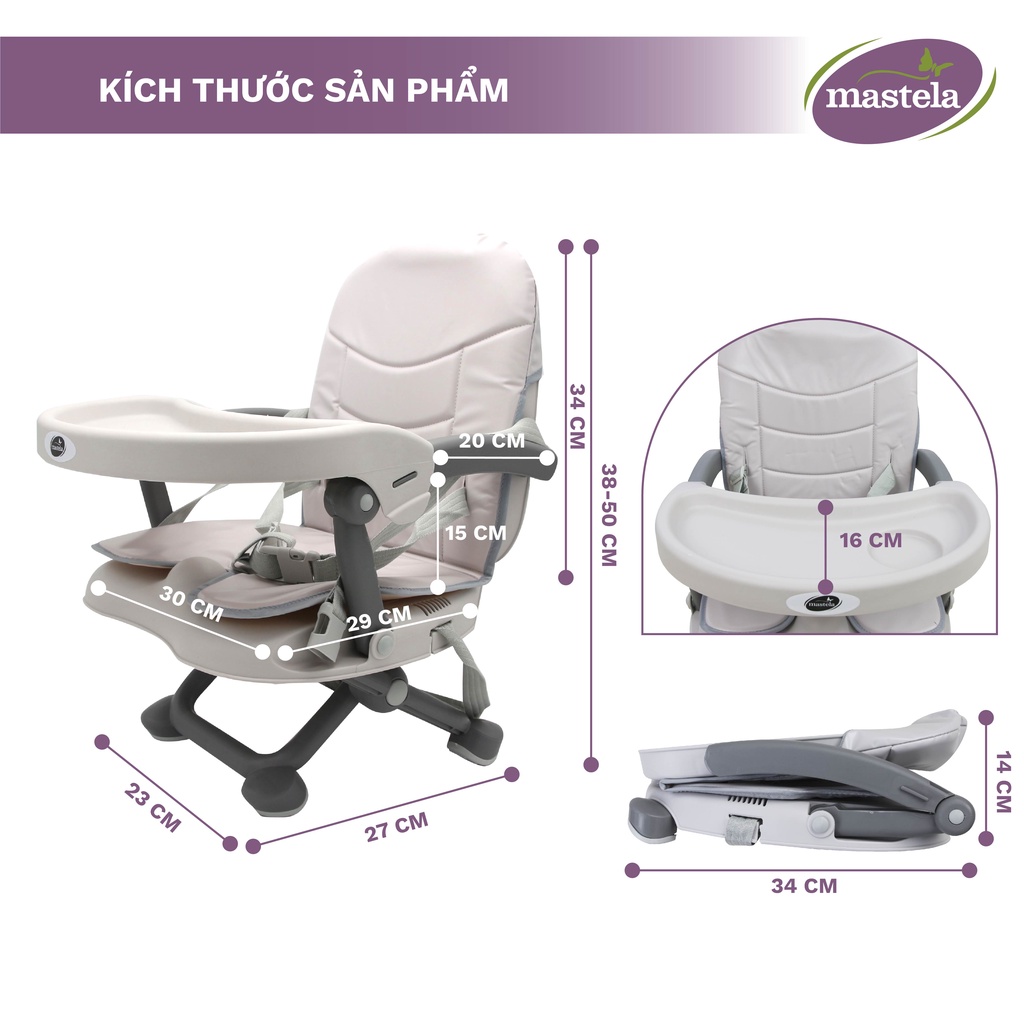 Ảnh Ghế Ngồi Ăn Dặm Cho Bé Mastela 1013 3