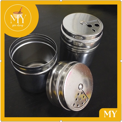 Hủ inox cao cấp  đựng tăm và đựng tiêu– Gia dụng bếp Hủ inox cao cấp