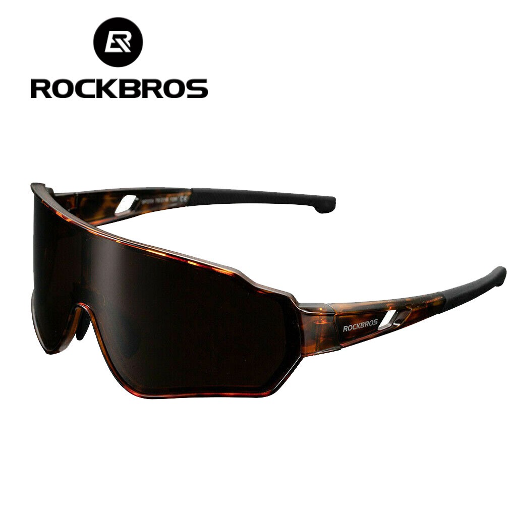 ROCKBROS Kính cưỡi ngựa Kính râm phân cực quang Khung cận thị UV400 Nam Nữ Thể thao ngoài trời Kính đi xe đạp chống gió
