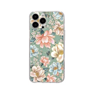 Ốp Hoa Tươi Nhỏ Cho IPhone 16 15 14 13 12 11Pro 14 13 12 11ProMax 14Plus 6 / 6s 6Plus / 6sPlus 7Plus / 8Plus X / XS XR XsMax 7 / 8 / SE 2020 Vỏ Mềm TPU QMZT