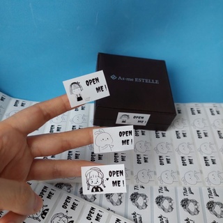 Set 90 Tem dán niêm phong dễ thương open me kích thước 35x22mm, mẫu ngẫu nhiên