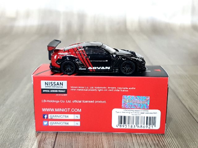 Xe Mô Hình LB Works Nissan GT-R R35 Type 2,Rear Wing ver 3