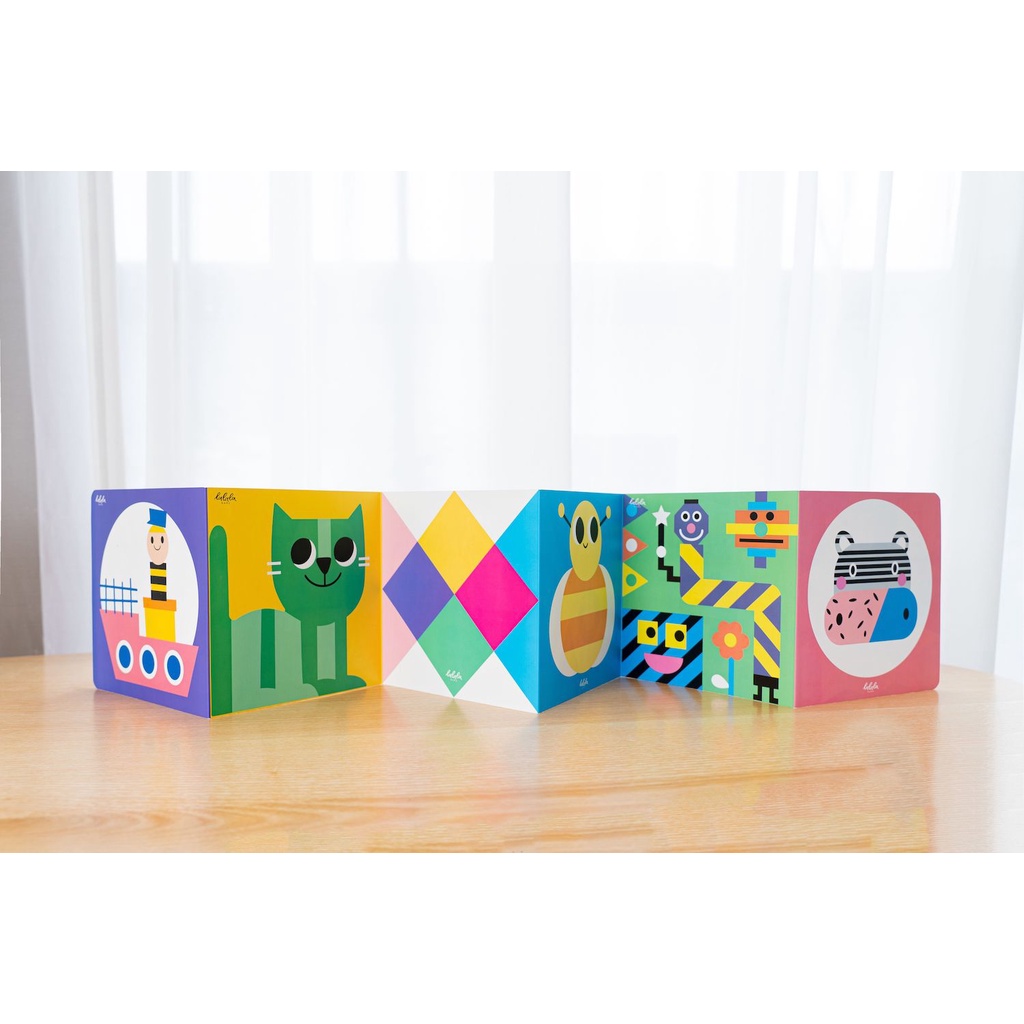 Ảnh Thẻ Gấp Ziczac Và Flashcard Lalala Baby Kích Thích Thị Giác Cho Trẻ Sơ Sinh Đến 1 Tuổi 2