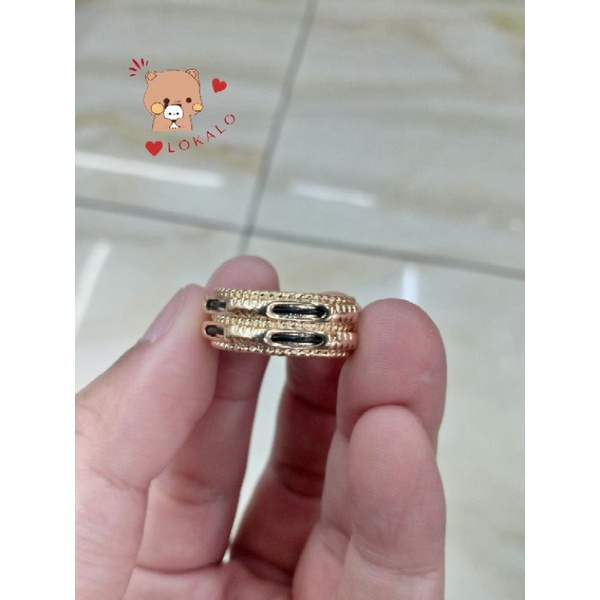 Men's Gold-Plated Feng Shui Ring by Lokalo