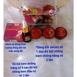 [HÀNG THÁI BAO CHECK] BỘ 5 KEM NAM CHUYEN SÂU THÁI LAN CHERRY ĐỎ