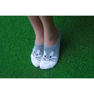 [MUA 2 TẶNG 1]Tất vớ lười nữ hình thú cute Kikiya cao cấp Hàn Quốc W-N-004 (Chính Hãng)