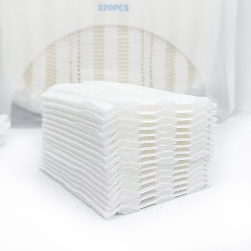 Ảnh Bông tẩy trang Slisoft cotton không dệt, mềm mịn an toàn cho da 4