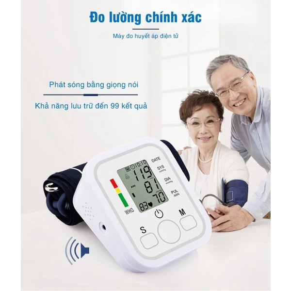 Máy đo huyết áp bắp tay tự động Jziki - Hàng Chính Hãng Chính Xác Dễ Sử Dụng Beame Jziki FSE8 – 5
