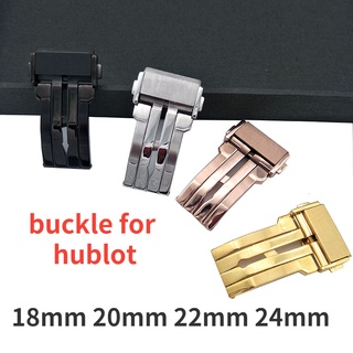 Dây Đeo Inox Khóa Cài Cho Đồng Hồ Thông Minh HUBLOT classic Bigbang king 18mm 20mm 22mm