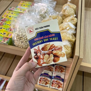 Men khô, men nở làm bánh mì, bánh bao (men lạt) Tuấn Phương gói 10g