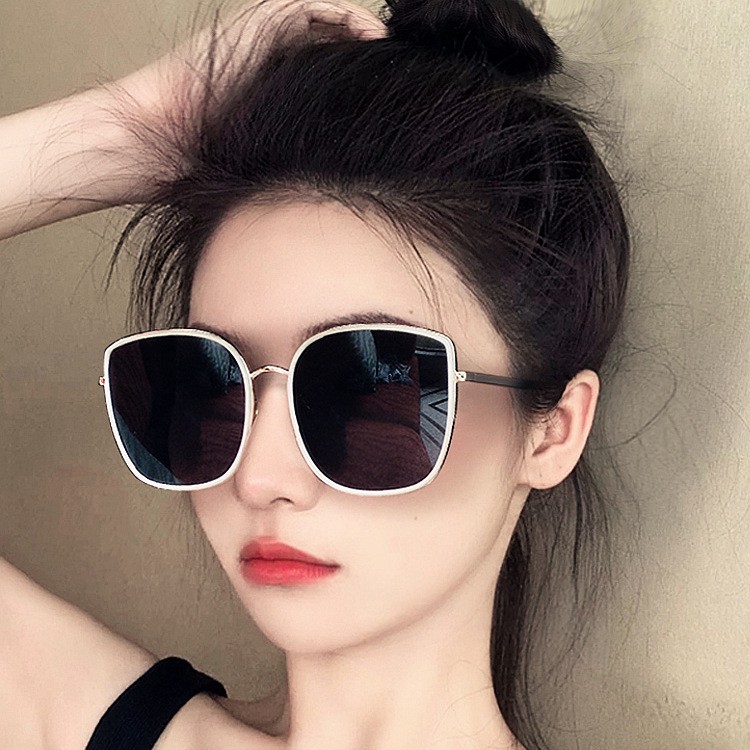 Kính râm nữ chống tia UV400, mặt vuông retro làn sóng Hàn Quốc - MHKM18 ...