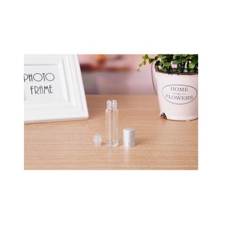 Chai Chiết Nước Hoa Thủy Tinh 10ML Dạng Bi Lăn Siêu Xinh Nắp Vàng hoặc Bạc