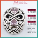 [Hàng cao cấp] Vòng tay bạc 925 cao cấp dành cho nữ - Vòng tay charm bạc I LOVE MOM FOREVER, tình yêu gia đình - DNB016 — ảnh 7