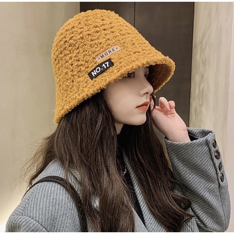 MŨ BUCKET LEN CAO CẤP MÙA ĐÔNG NO17