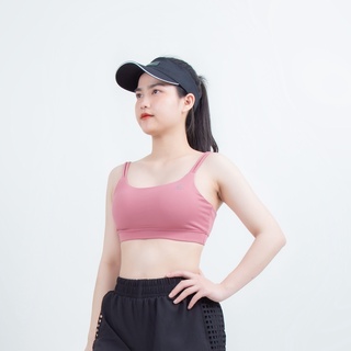 Áo bra thể thao Gladimax Four-Strings cổ tròn có đệm mút rời, chất thun co giãn thoáng mát