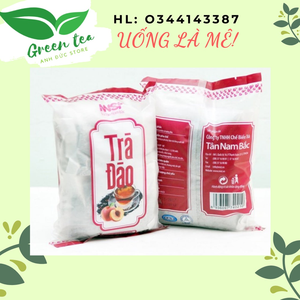FREESHP/Trà đào túi lọc Tân Nam Bắc 200g (20g x 10 gói)/UỐNG LÀ MÊ