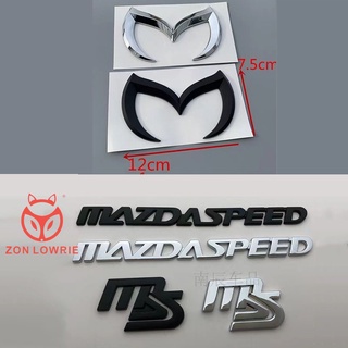 MAZDA SPEED BIỂU TƯỢNG LOGO từ ngữ ĐA NĂNG cx3 cx5 mazda 3 mazda 6 mazda 2 lưới tản nhiệt biểu tượng ms matt chrome đen
