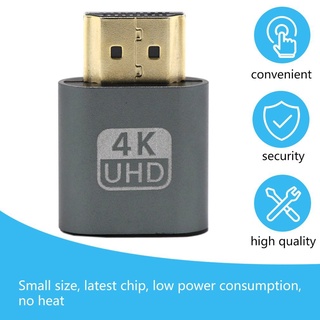 Đầu cắm cổng HDMI giả lập màn hình ảo 4K 3840x2160 60Hz chuyên dụng