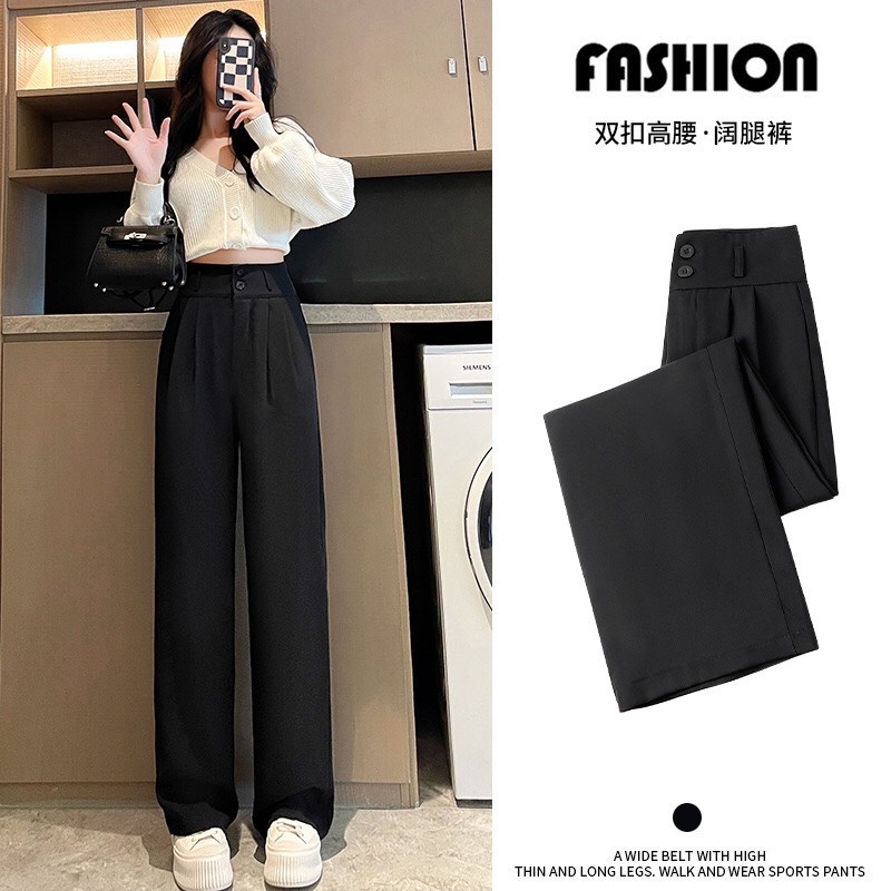 Quần Ống Rộng nữ cao cấp ,Chất Vải Ruby Xuất Hàn Sịn, Mặc Tôn Dáng Cực Xinh, mặc đi chơi, đi học thoải mái, from đẹp