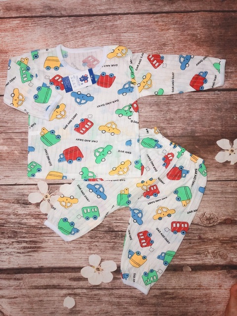 Bộ côtton giấy cho bé