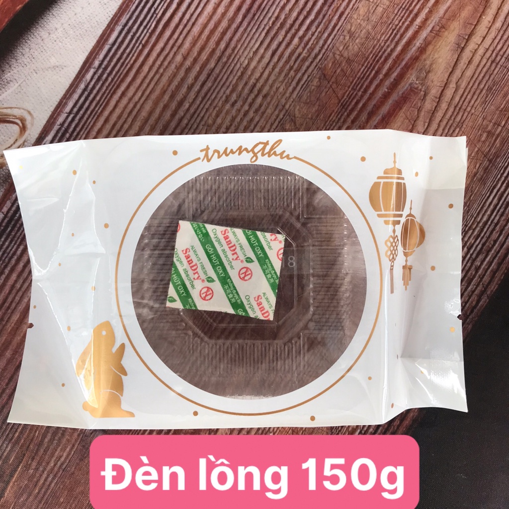 Bộ 10 túi ép đựng bánh trung thu 150g/200g mẫu tùy chọn