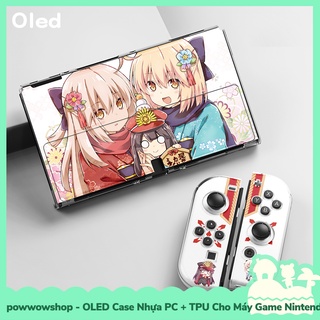 [Sẵn VN - Hỏa Tốc] OLED Case Ốp Nhựa PC & TPU Dành Cho Máy Game Nintendo Switch Phong Cách Anime Manga Game