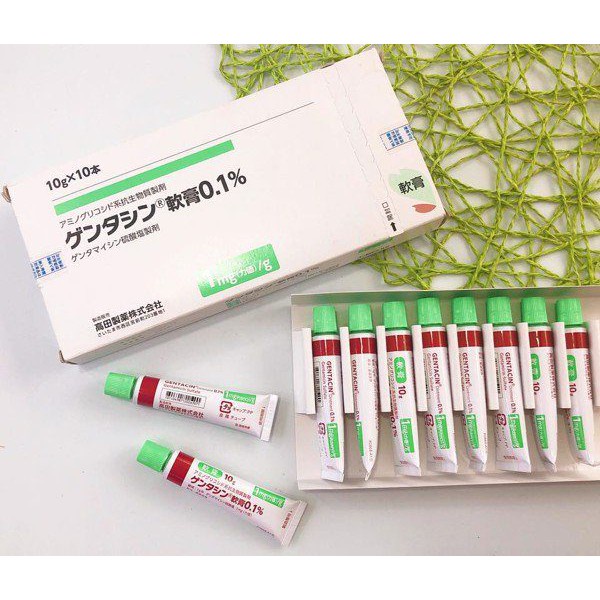 [ hộp 10 tuýp ] Kem Sẹo Gentacin Của Nhật Bản 10gr