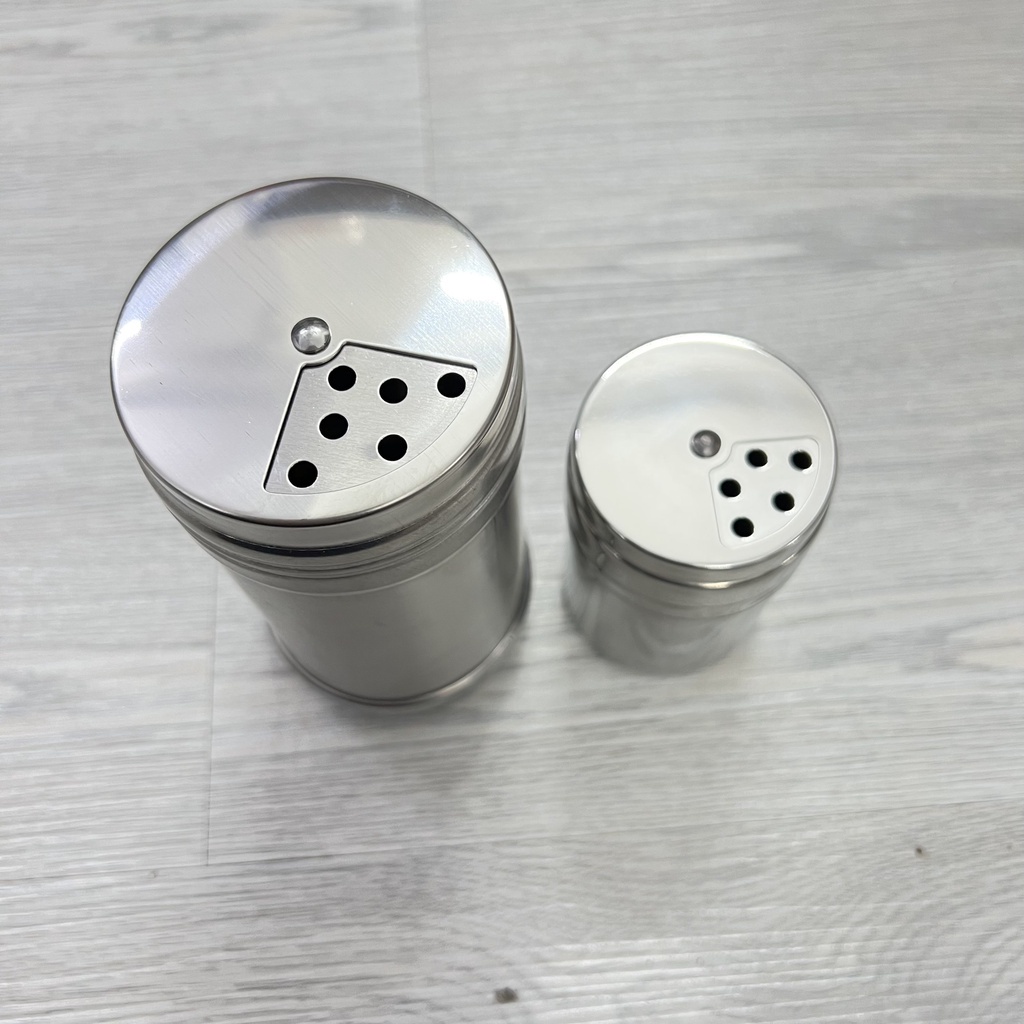 Hủ inox đựng tiêu và đựng tăm cao cấp có size lớn và nhỏ- chỉnh to nhỏ tiện lợi