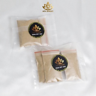 Bột Trầm Hương Nguyên Chất Xông Nhà (Có Lư Sứ) - Trầm Sánh Tự Nhiên Cao Cấp - Mộc Trầm Hương MTH