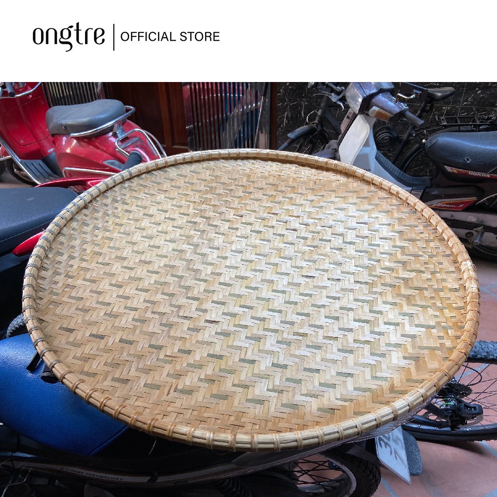Mẹt tre, nia tre, ONGTRE viền mây 78cm và 1.2m dụng cụ nhà bếp, trang trí bánh, đựng thức ăn