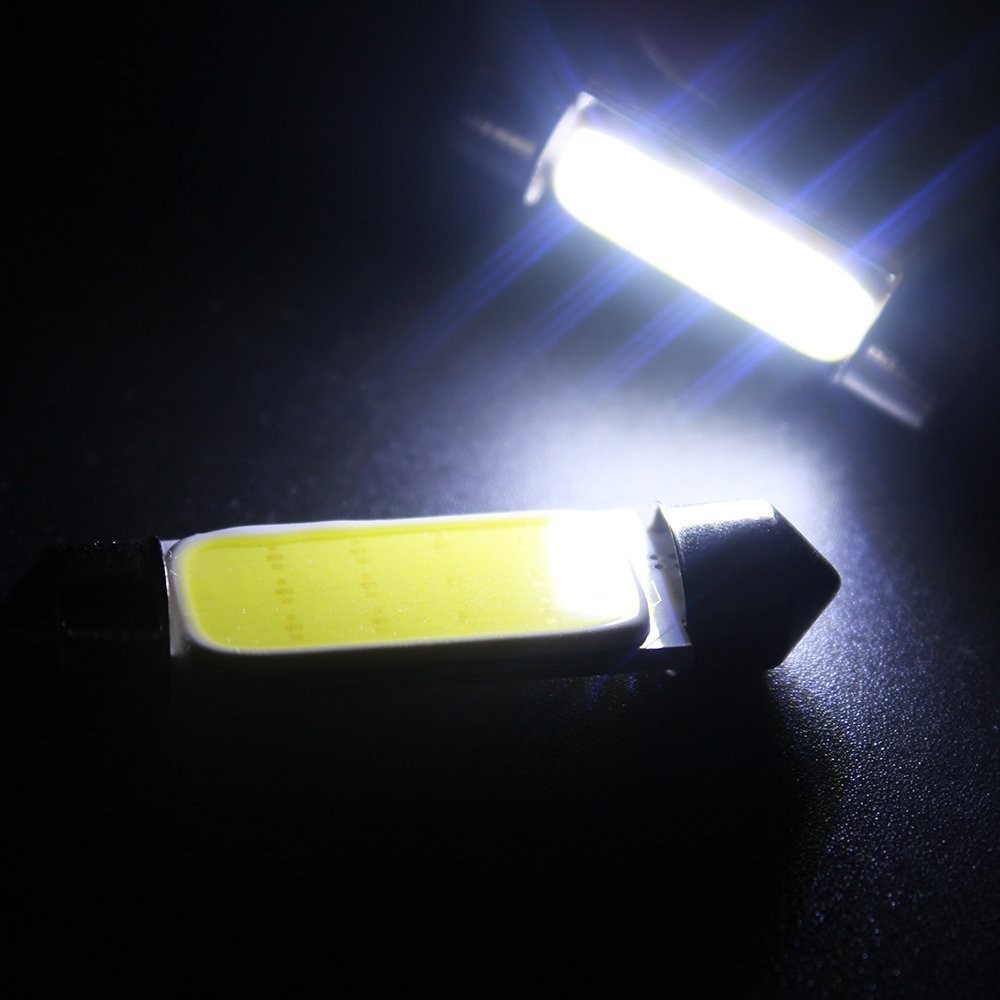 Set 10 Bóng Đèn Trần Xe Hơi 31mm Cob Led 12v Tiện Dụng