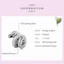 Vòng đeo tay BAMOER Bsc546 bạc thật 925 charm hình chú rồng đường kính 4.5mm thời trang diy