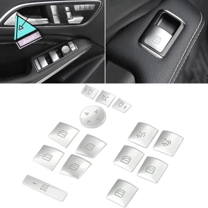 Bộ vỏ bọc nút công tắc cửa sổ viền ốp xe hơi Mercedes-Benz Class W204 W212 W246 W166 X166