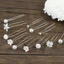 DWEL 20 Chiếc Kẹp Tóc Cô Dâu Barrettes Cô Dâu Tiara Phụ Kiện Tóc Cô Dâu Mũ