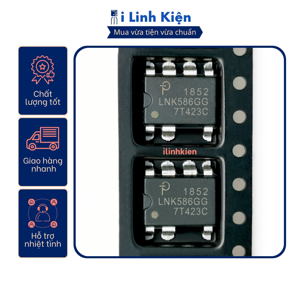 LNK586GG Power Supply IC Module – Compatible With AEG, Bosch Appliances – New