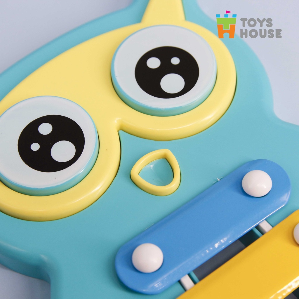 Ảnh Đàn gõ Xylophone cho bé hình cú mèo đáng yêu Toyshouse- Dụng cụ phát triển năng khiếu C601 3