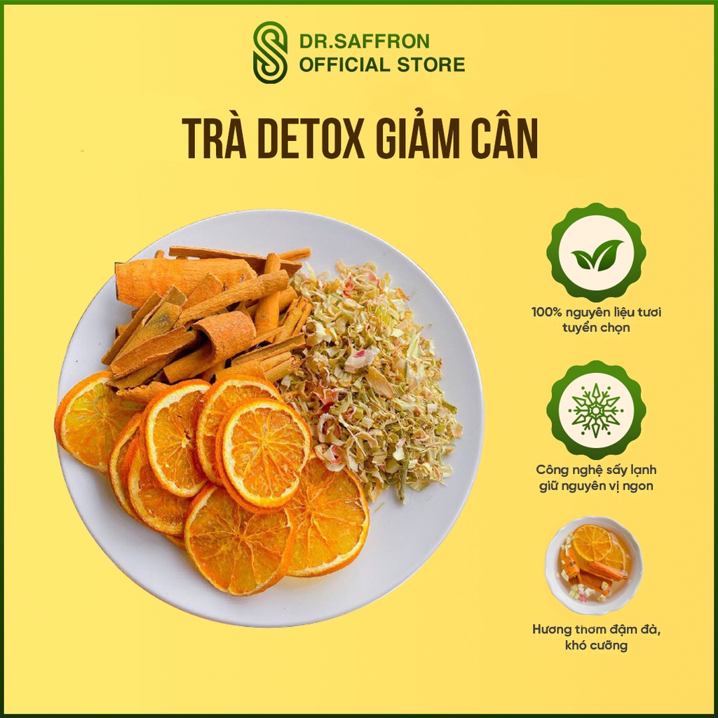 Ảnh Trà detox giảm cân (cam, quế, sả) - gói 10gr 1